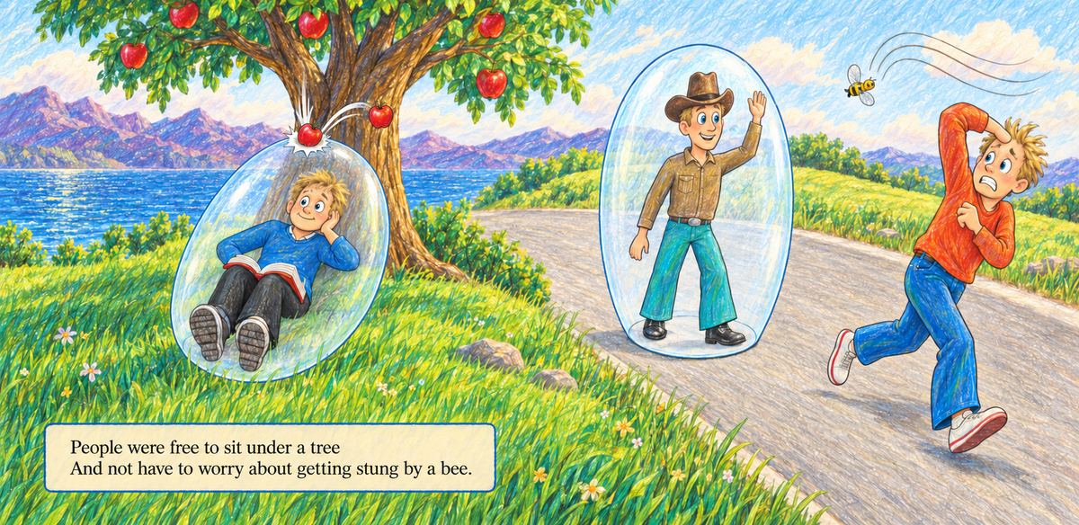 Plastic Suit Bubble People, eBook + Free Animation
